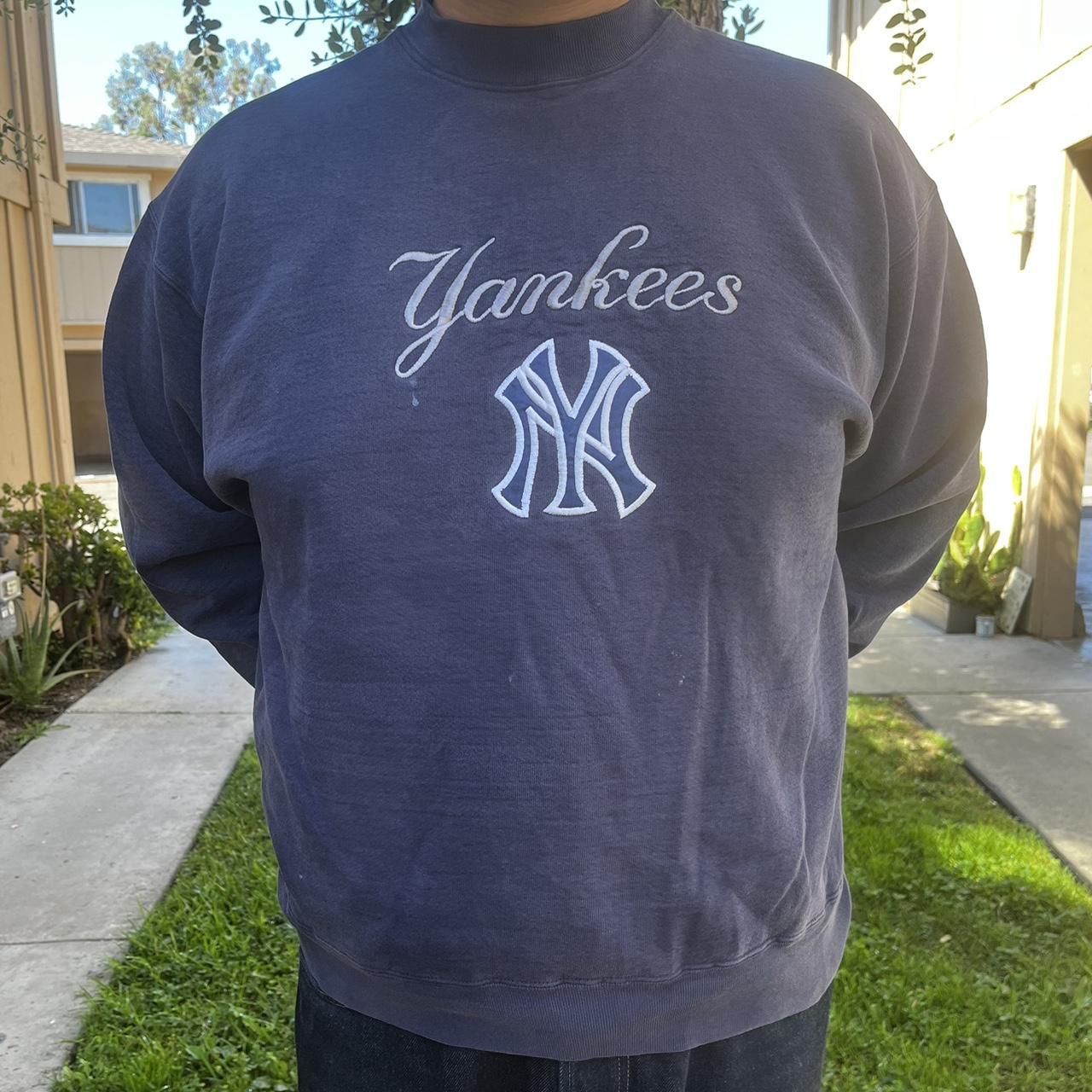 Vintage Adidas Yankees collared jersey Super - Depop