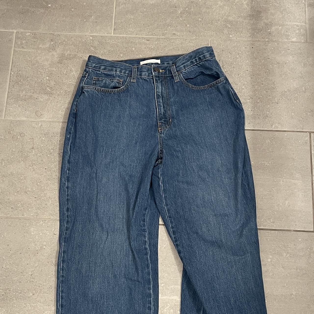 Oak + Fort Women's Blue Jeans | Depop