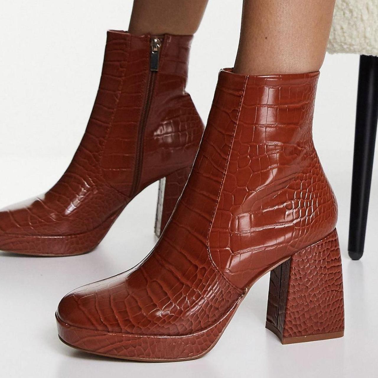 asos heeled ankle boots