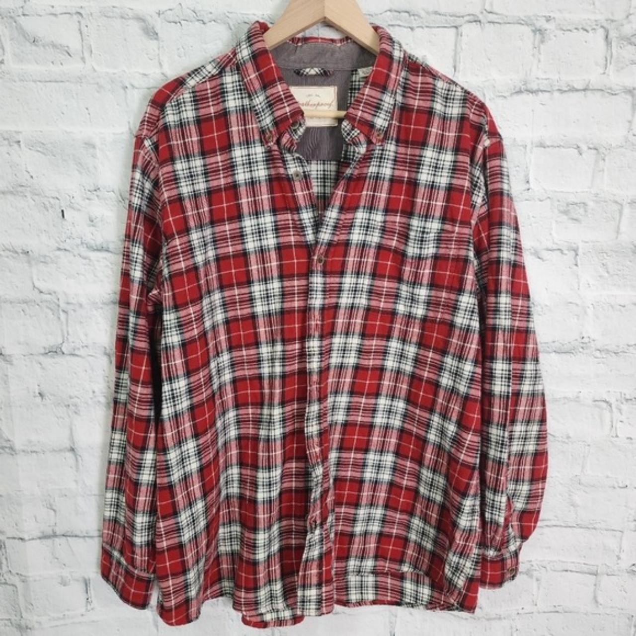 Weatherproof mens flannel shirt Sz XXL long sleeve... - Depop