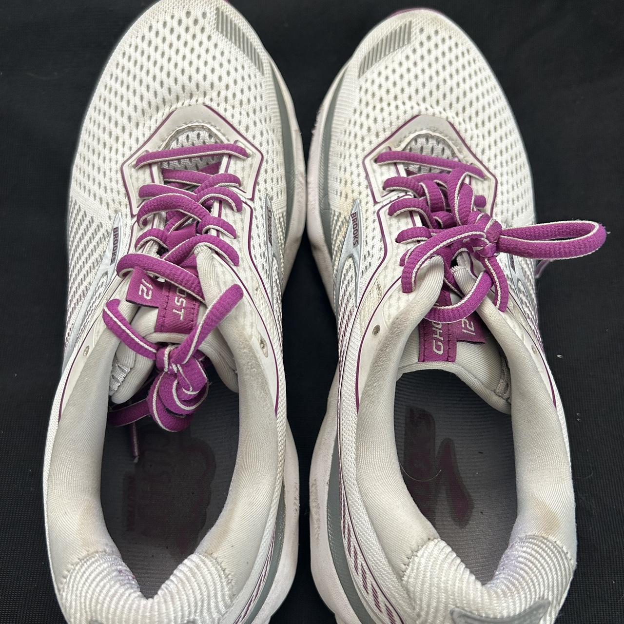 Ghost Women's White and Purple Trainers | Depop