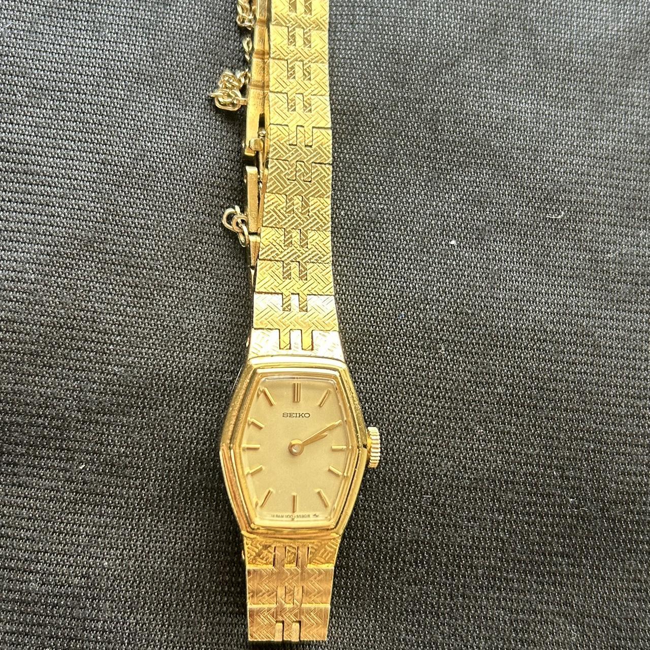 Seiko Women's Gold Watch | Depop