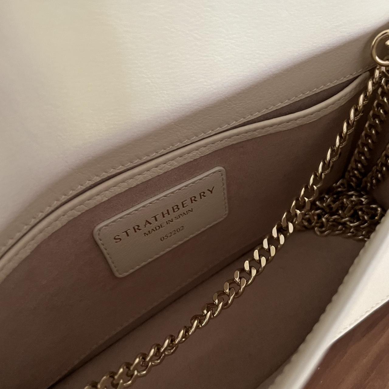 BROWN STRATHBERRY 'MINI CRESCENT' SHOULDER BAG (20222100200)