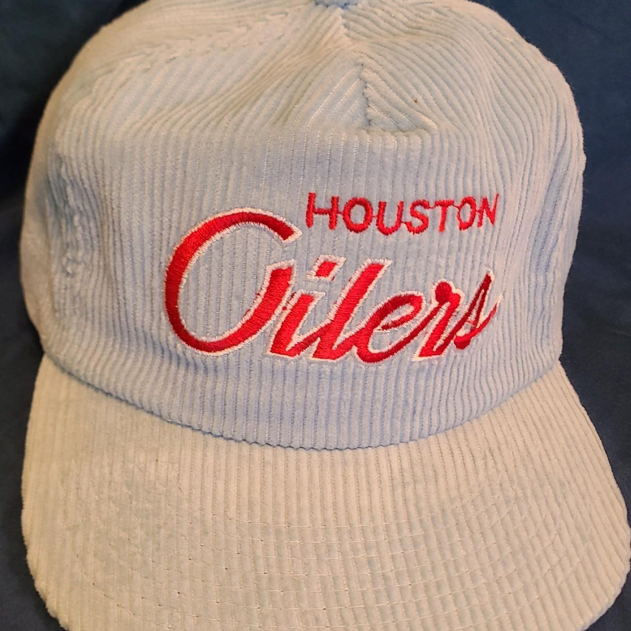 Vintage outlet Houston oilers sports specialties corduroy script hat