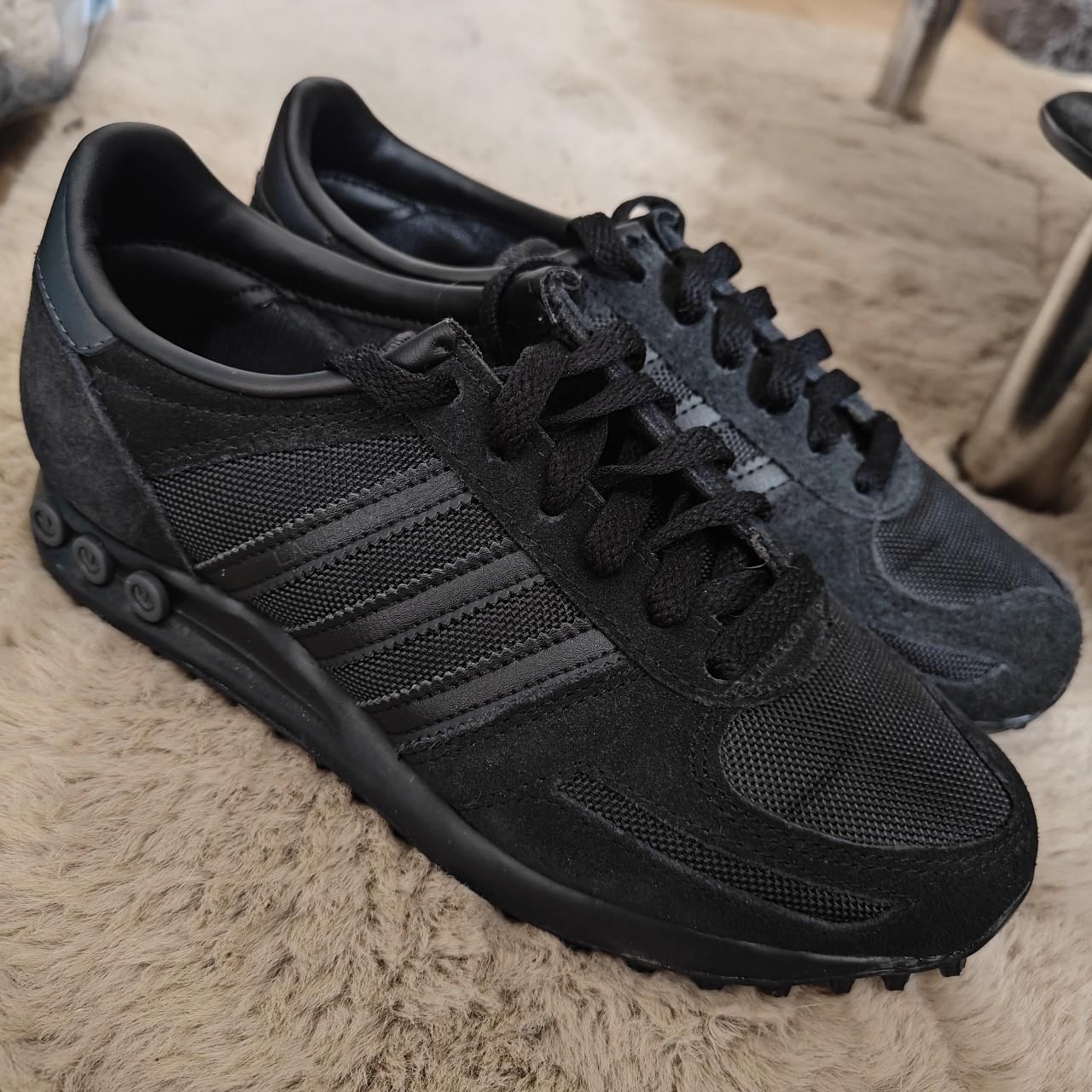 Adidas Womens Black Suede LA Trainers Worn once