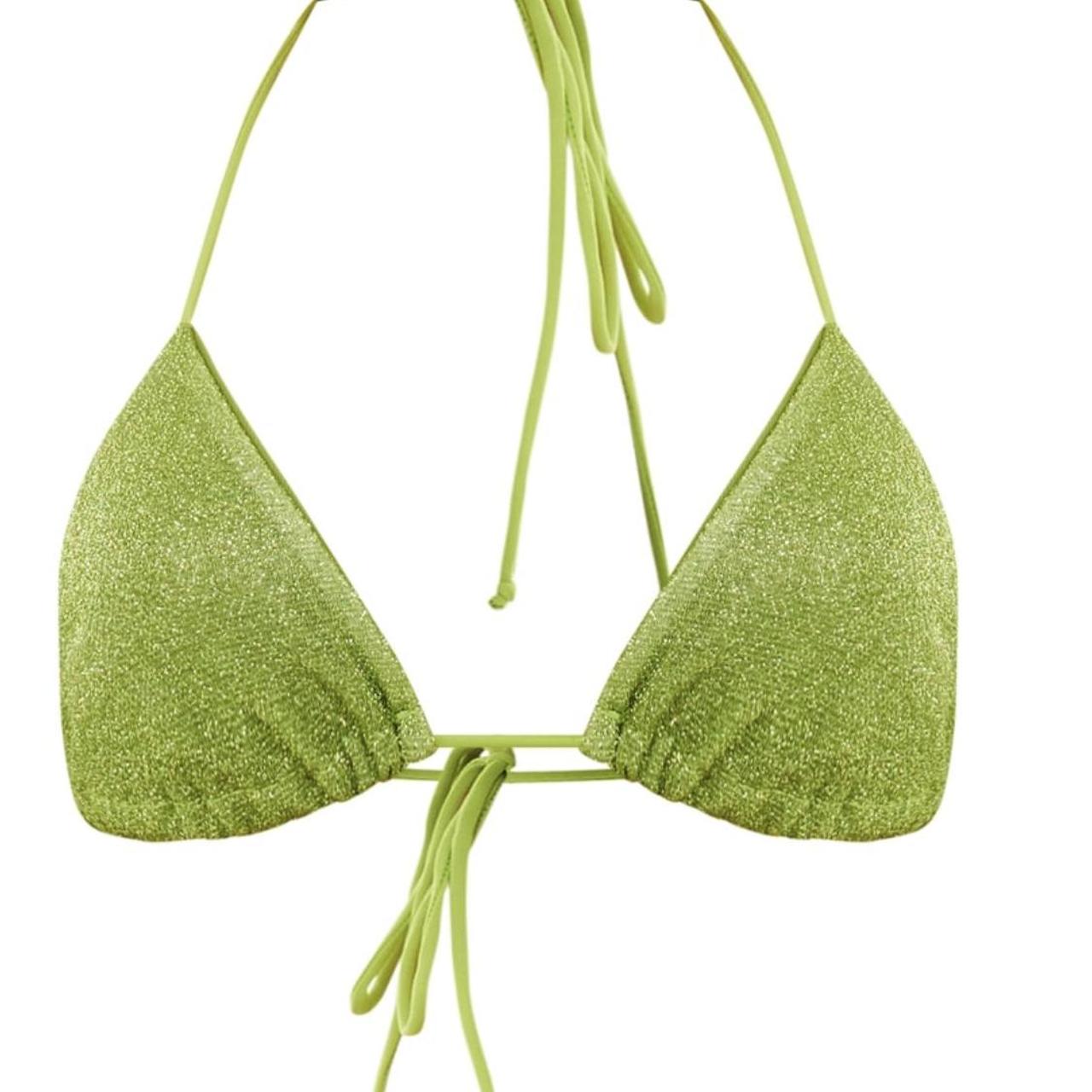 PLT olive green glitter bikini set Never been worn,... Depop