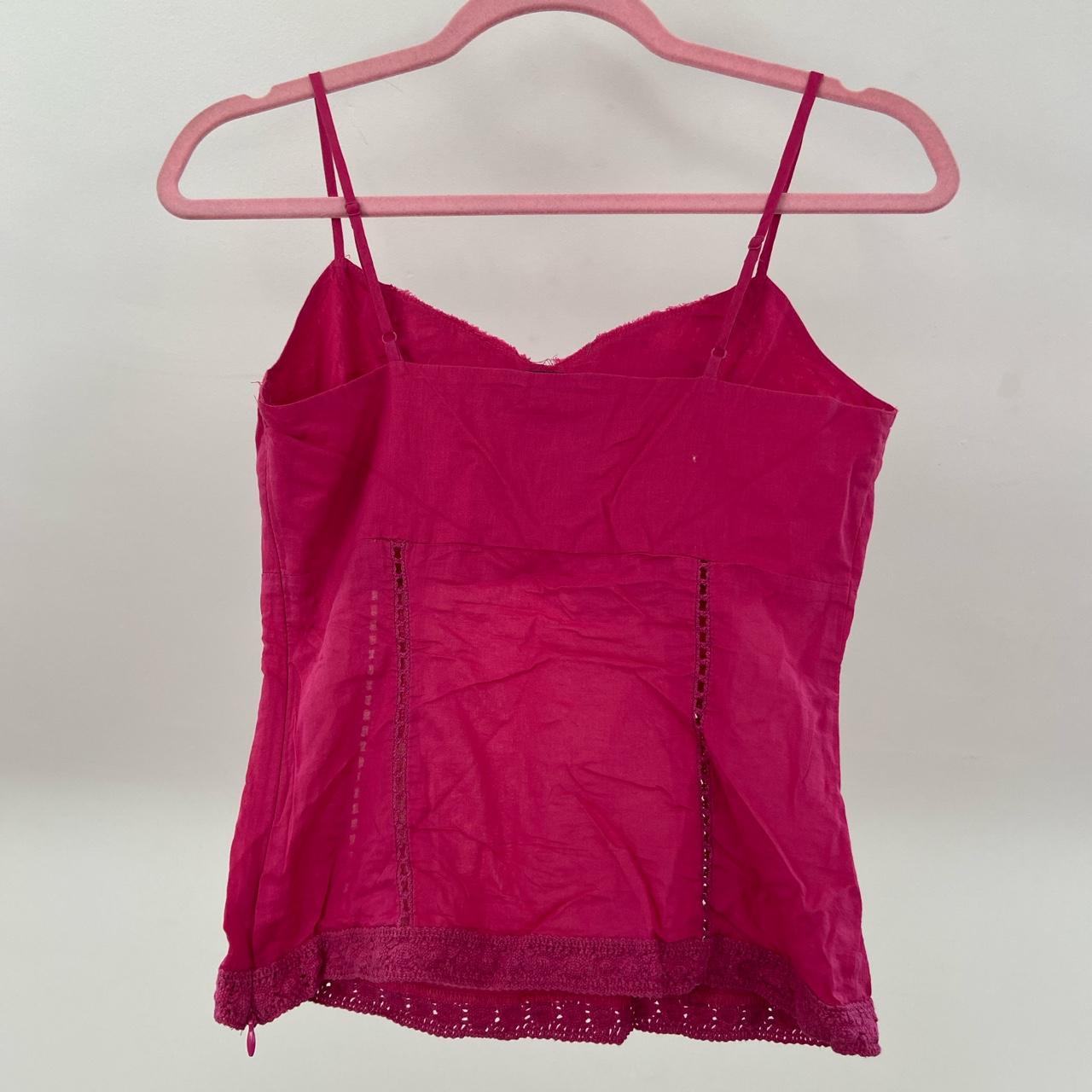 New Look Women's Pink Vest | Depop