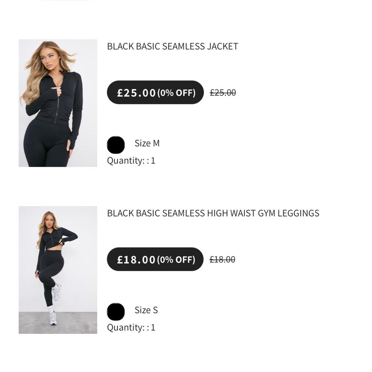 PLT black gym set • size medium • good condition •... - Depop