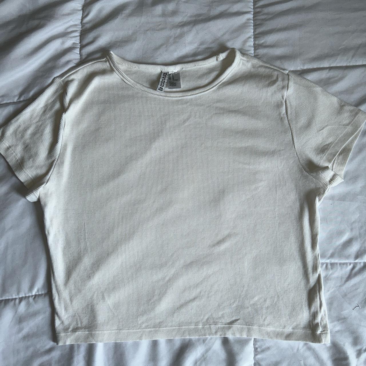 H&m divided 2024 white shirt