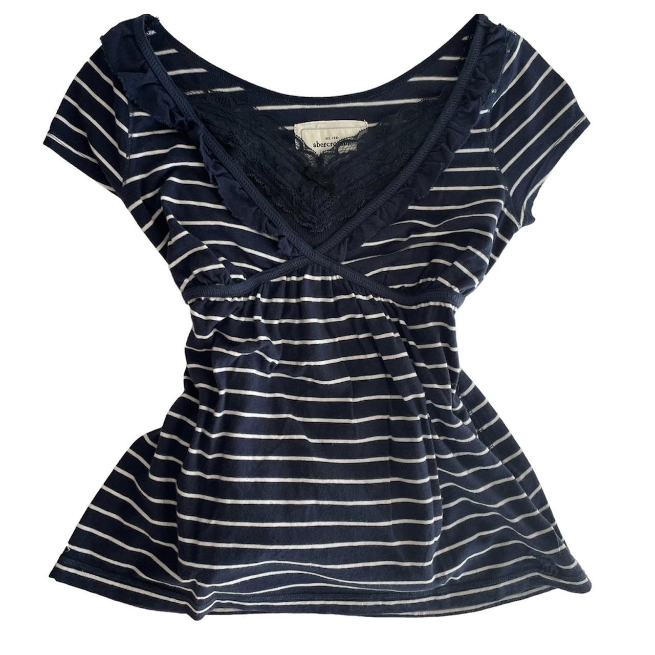 striped babydoll shirt