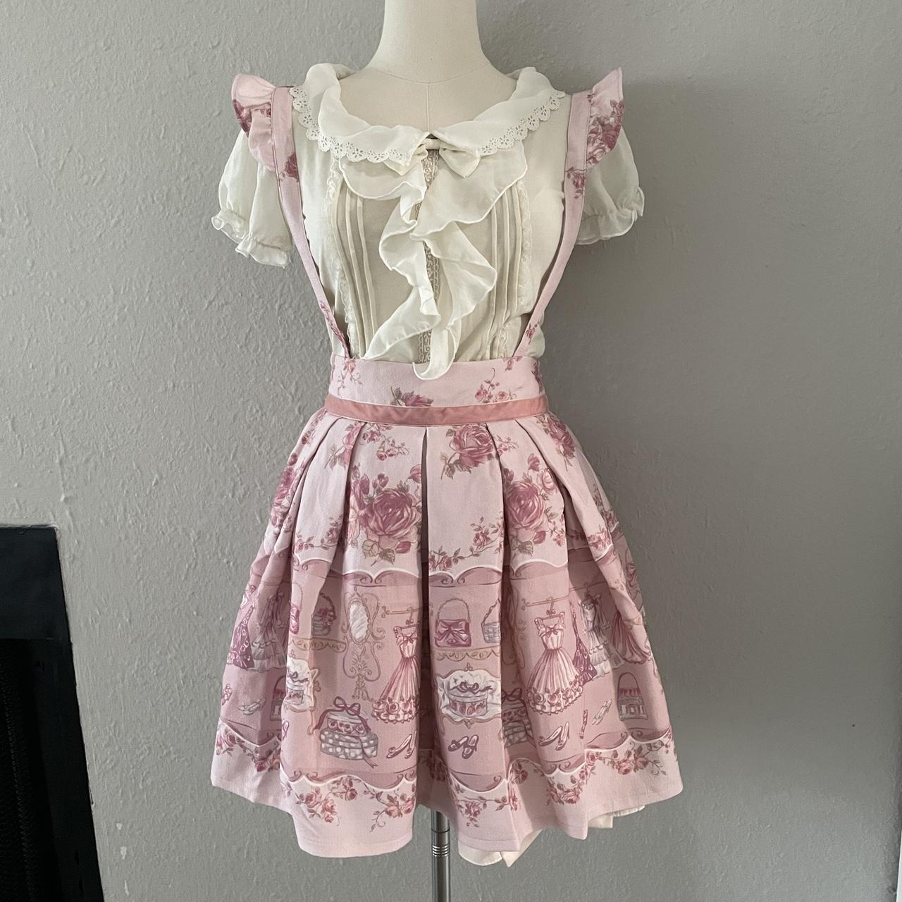 Liz lisa himekaji floral flared skirt coord from | Depop