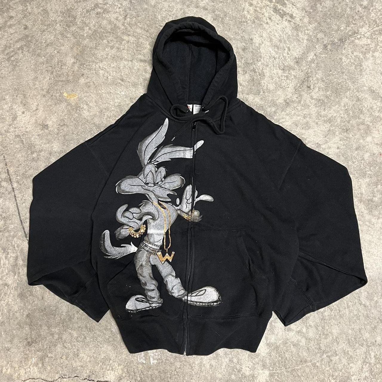 Looney Tunes Men's Black Jacket | Depop