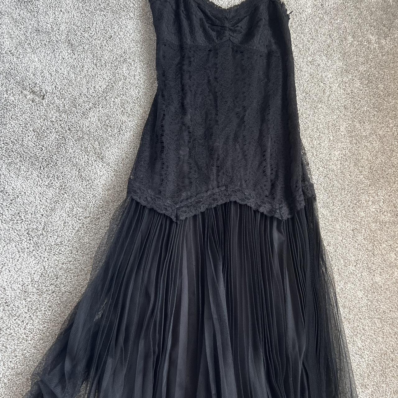 vintage long black dress OBSESSED MOST INSANE DRESS... - Depop