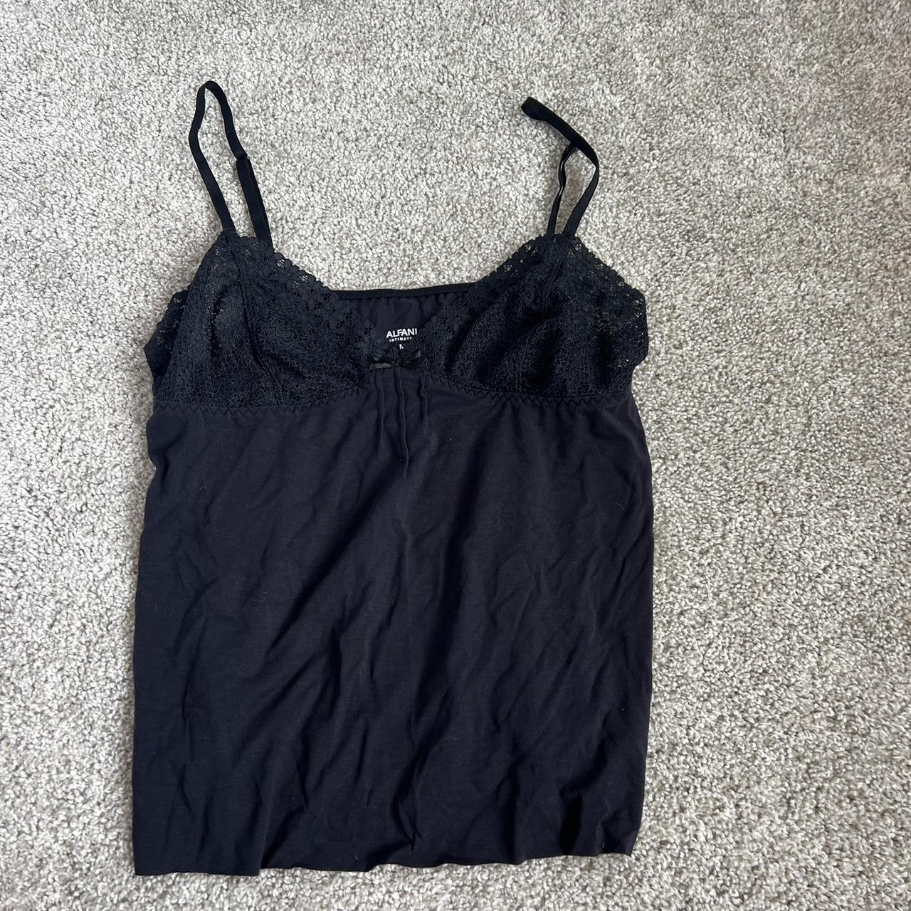 y2k black sheer lace baby doll top such a good... - Depop