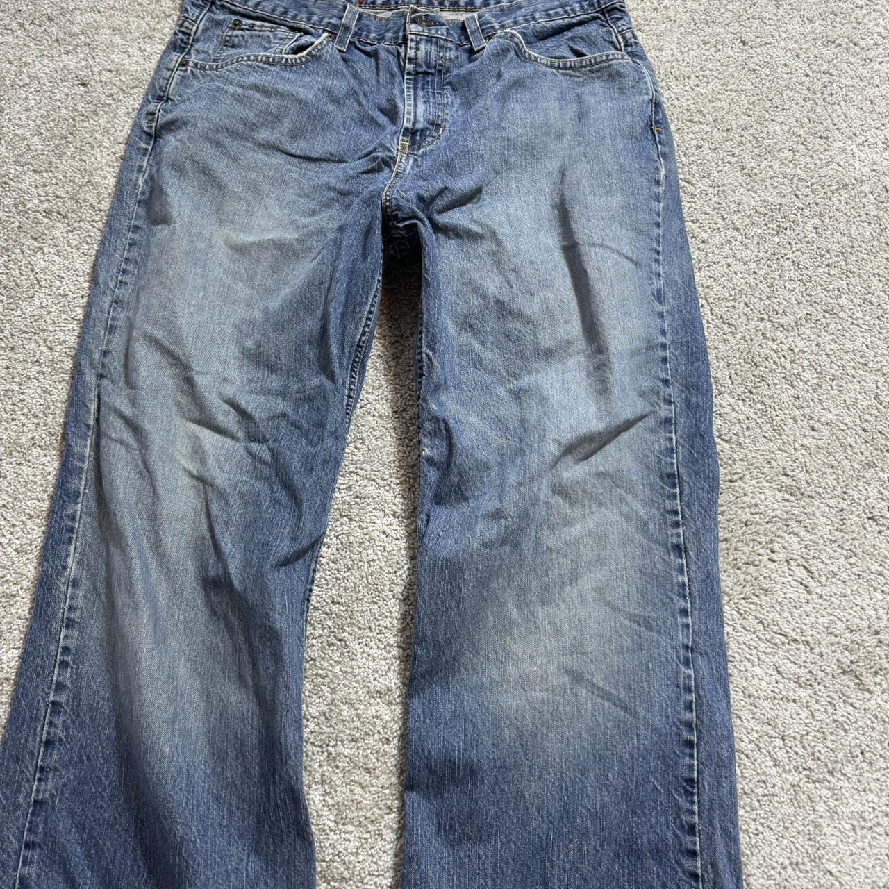Vintage faded, bullhead, baggy jnco style jeans So... - Depop
