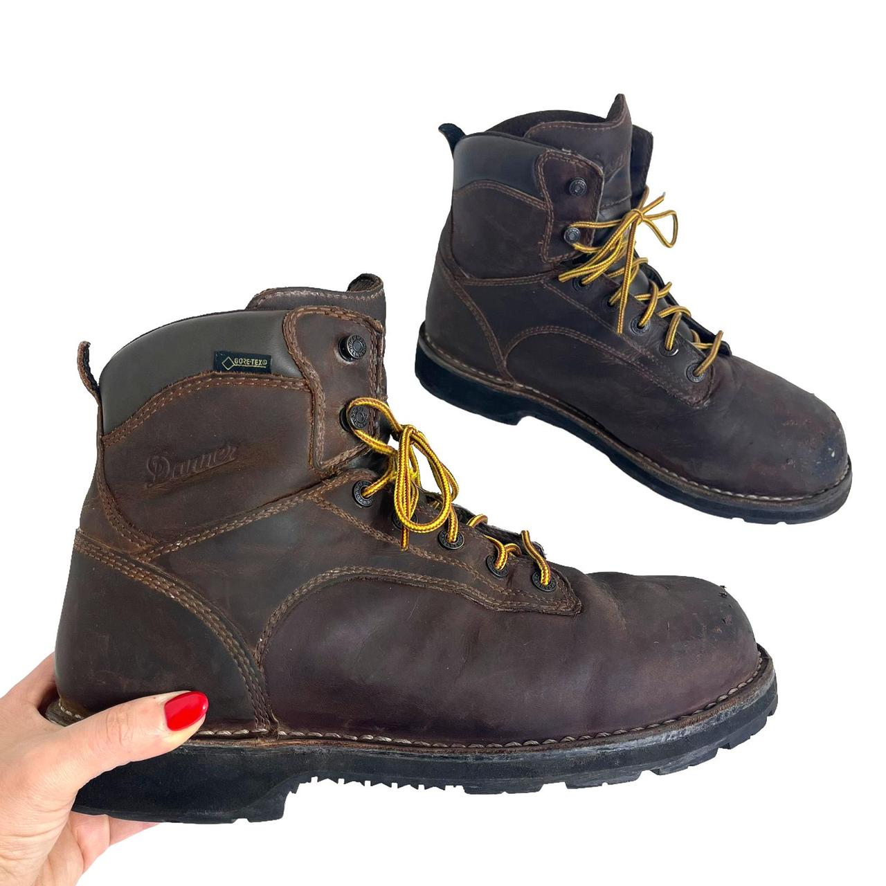 Danner Workman 6” AT Steel Toe Boot Brown Leather... - Depop