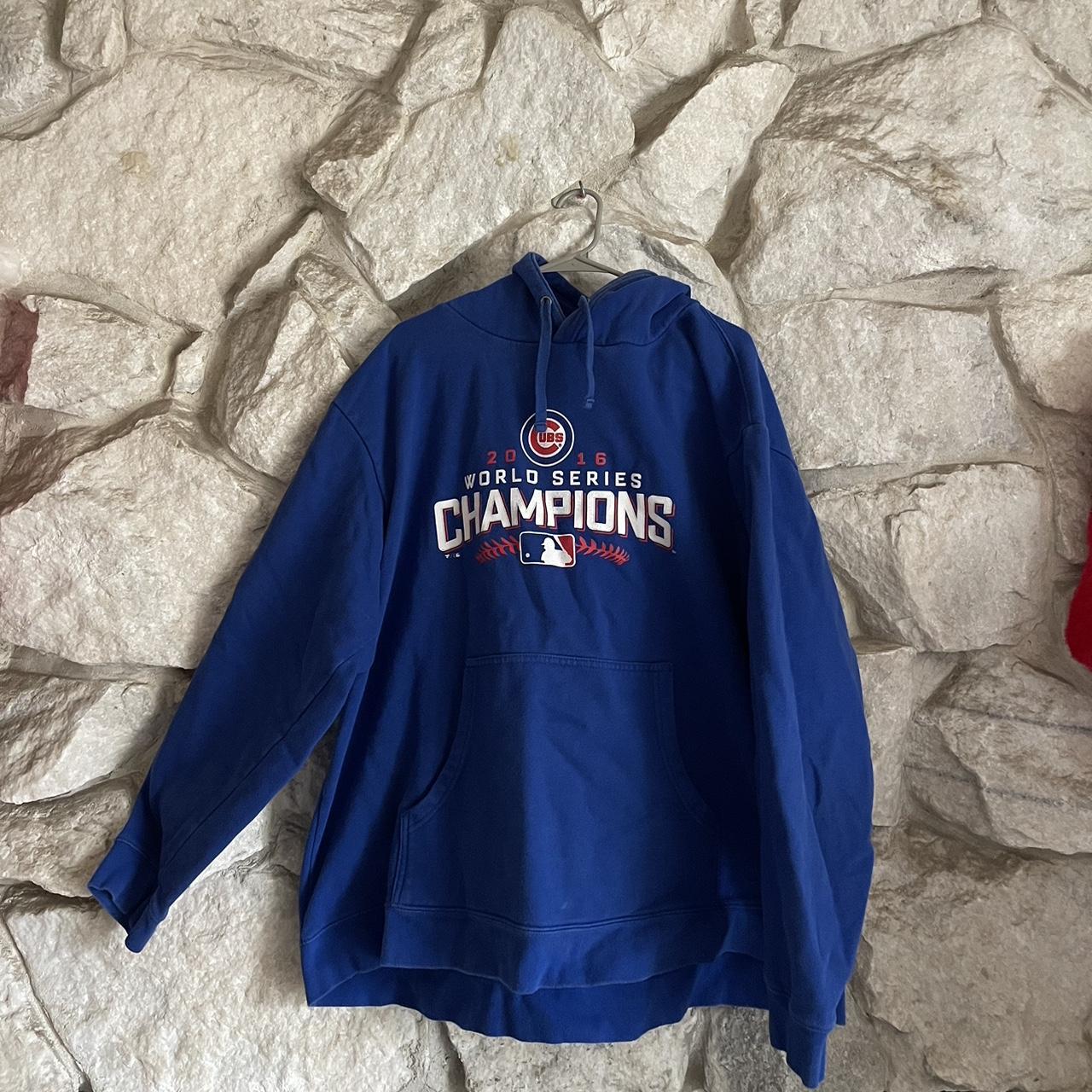 Cubs world series outlet hoodie