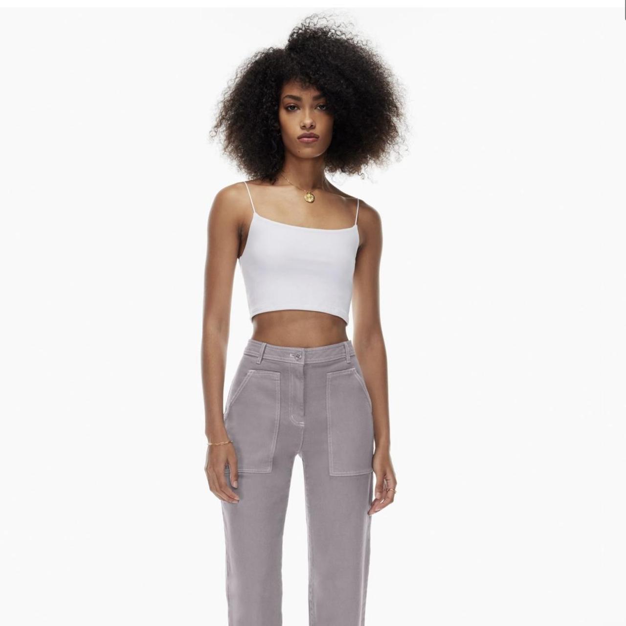 Aritzia cargo pants in grey/violet. Bought in Canada... Depop
