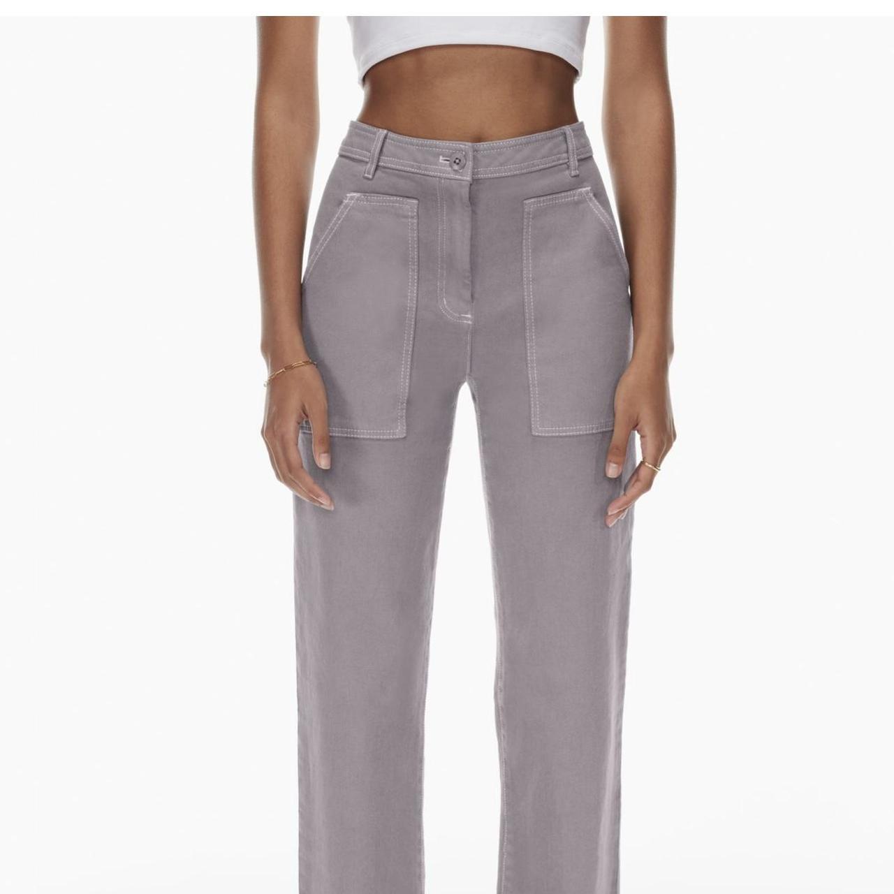 Aritzia cargo pants in grey/violet. Bought in Canada... Depop