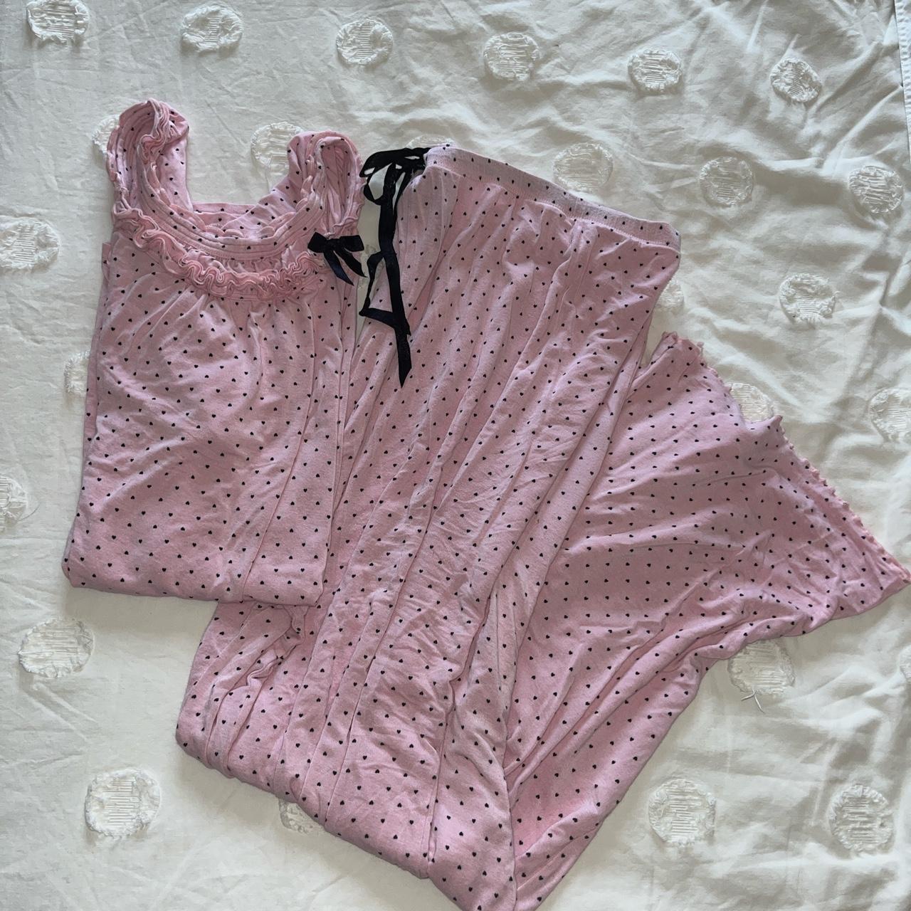 Apt. 9 Women's Pink and Black Pajamas | Depop