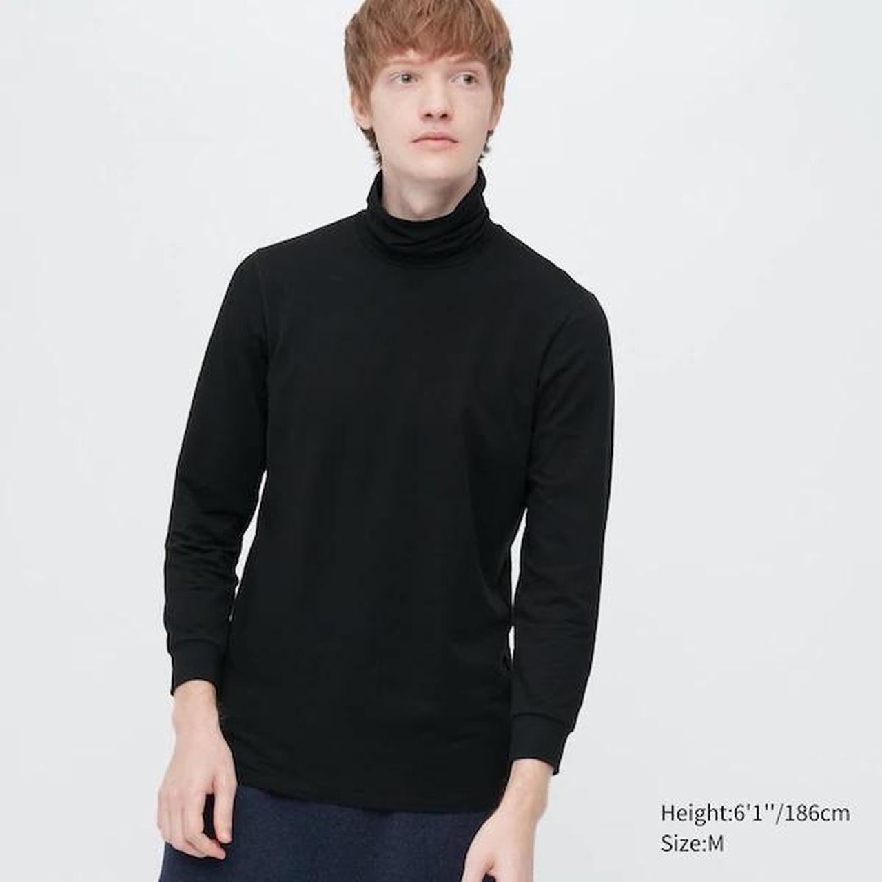 UNIQLO Men's Black Jumper | Depop