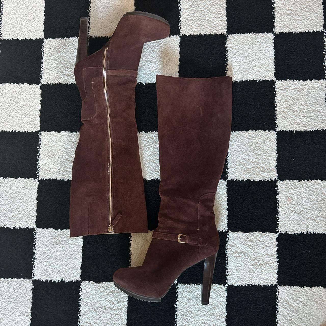 Nine West Women's Knee high Boots Brown US – Nine West