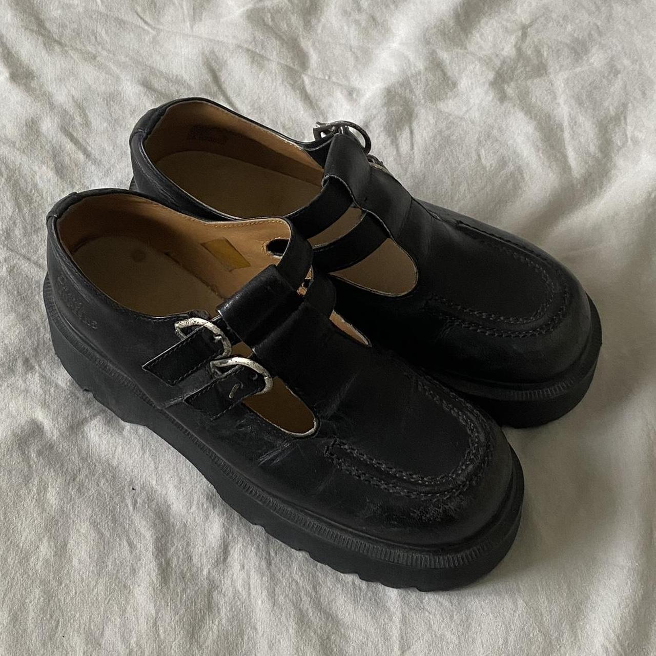 Vintage platform Doc Marten Mary janes Good vintage... Depop