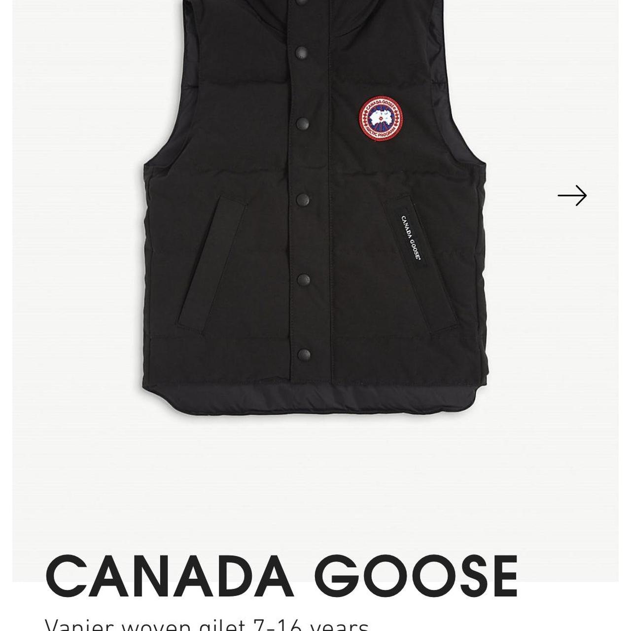 Junior Canada goose body warmer , size medium ,... - Depop