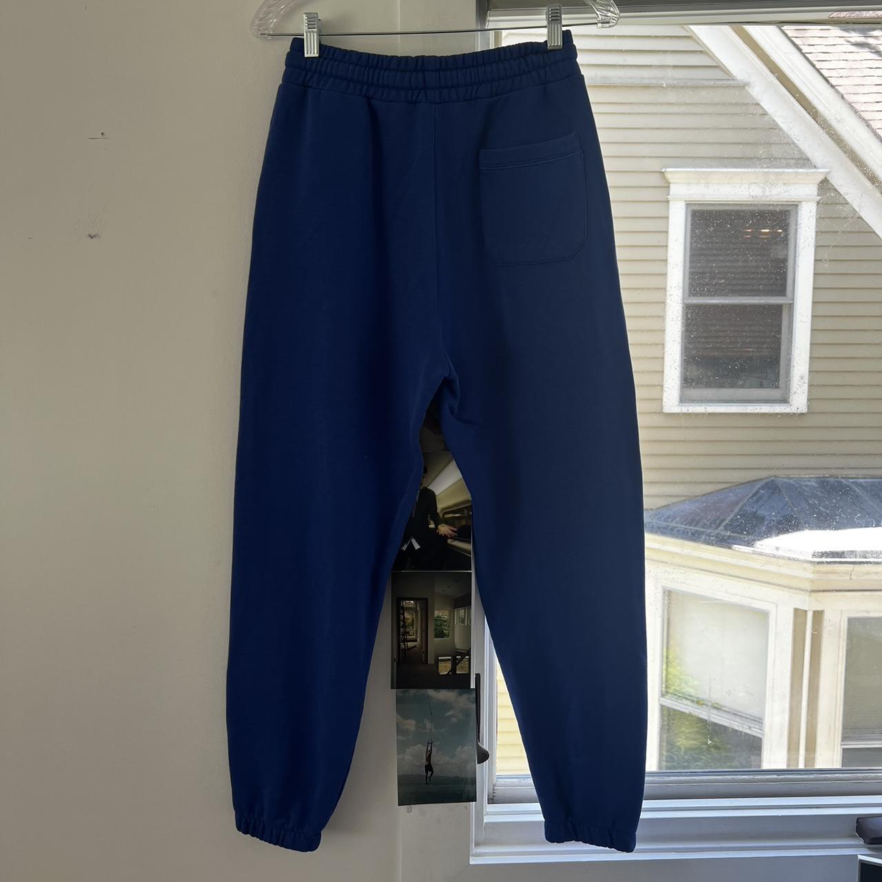 Zara blue joggers sale