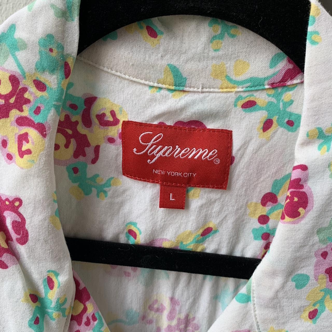 Supreme Floral Rayon S/S Shirt In great condition,... - Depop