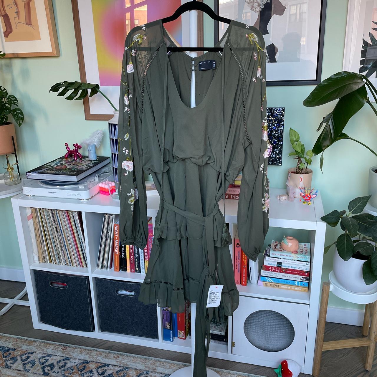 ASOS Design Women's Green Dress | Depop