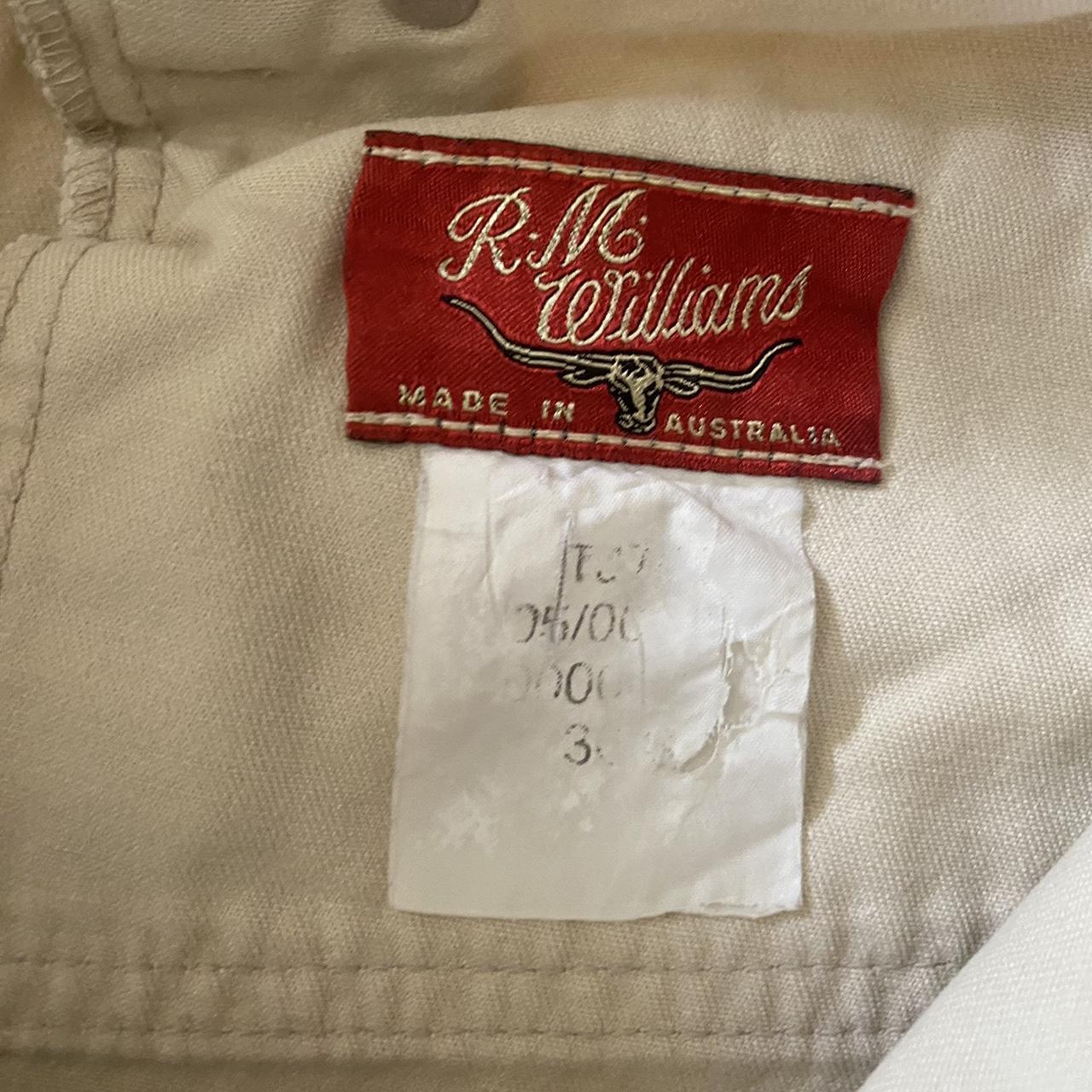 Rm Williams pants Laying flat waist measures:... - Depop