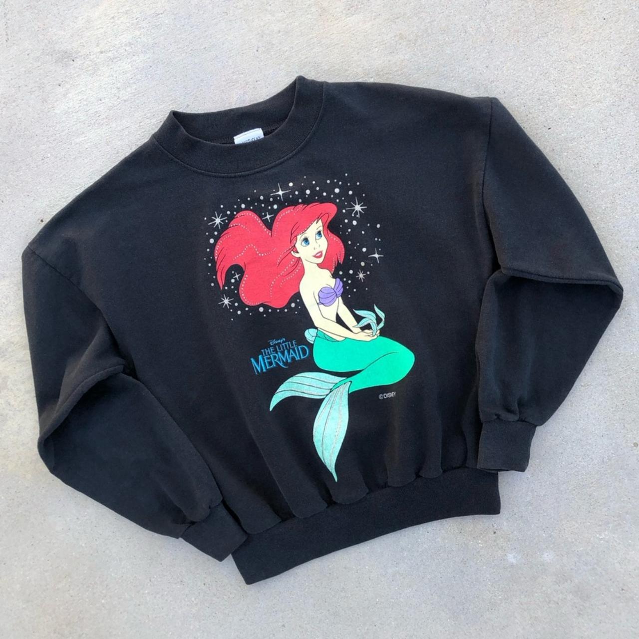 Vintage VTG 90’s Disney The Little newest Mermaid Graphic Crewneck Sweater