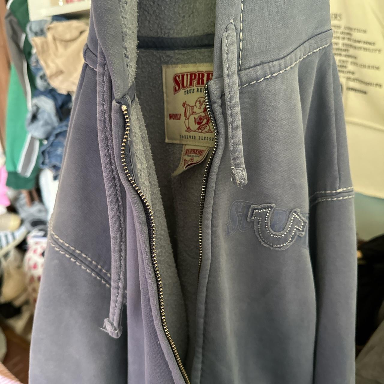 True Religion X Supreme Hoodie 🏻Worn a couple times... - Depop