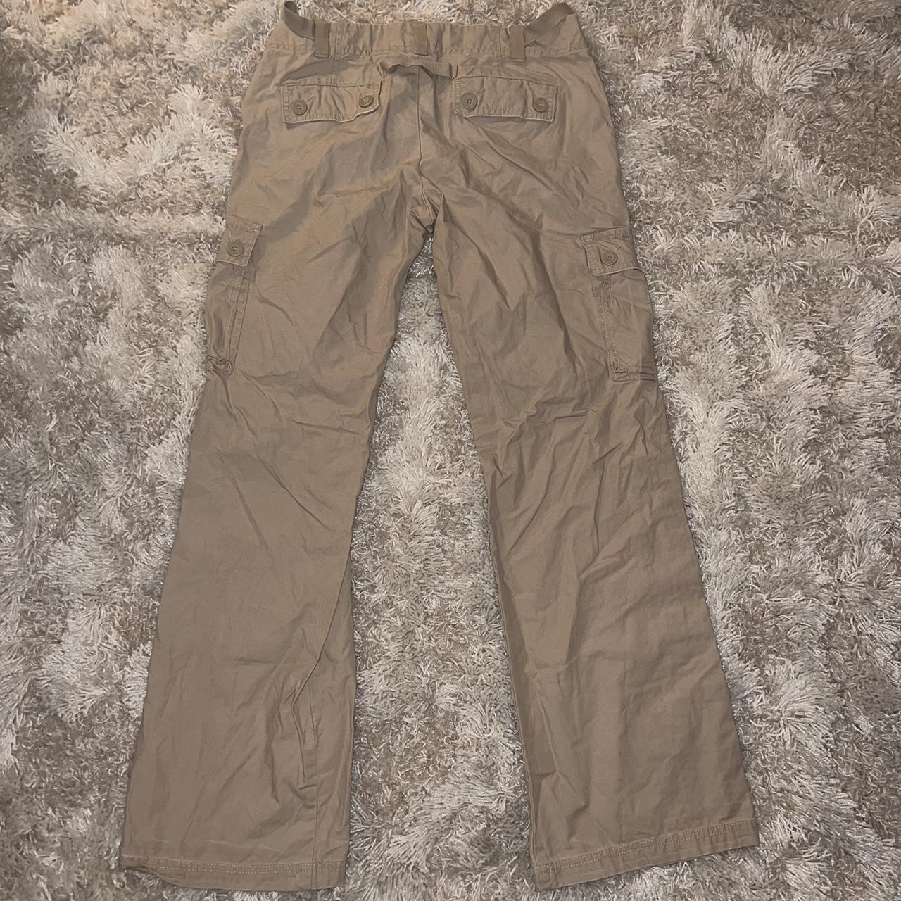 Early 2000’s Old Navy ultra low rise cargo pants... - Depop