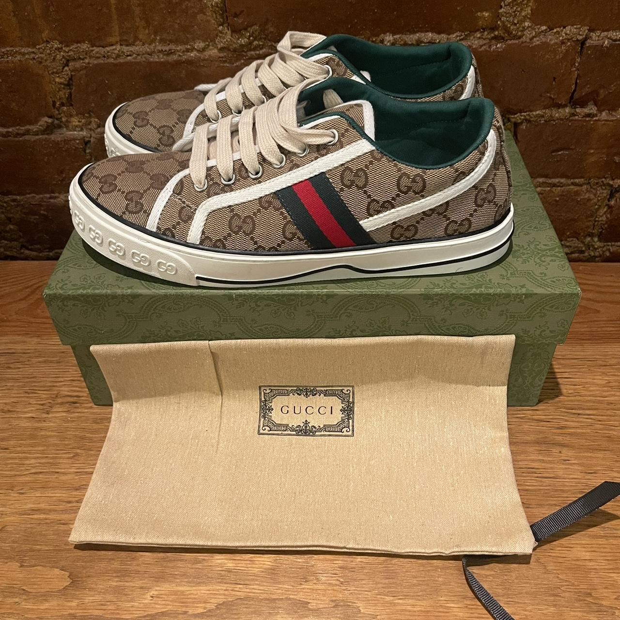 Men's GG Gucci Tennis Shoe 1977 sneaker Used Size: | Depop