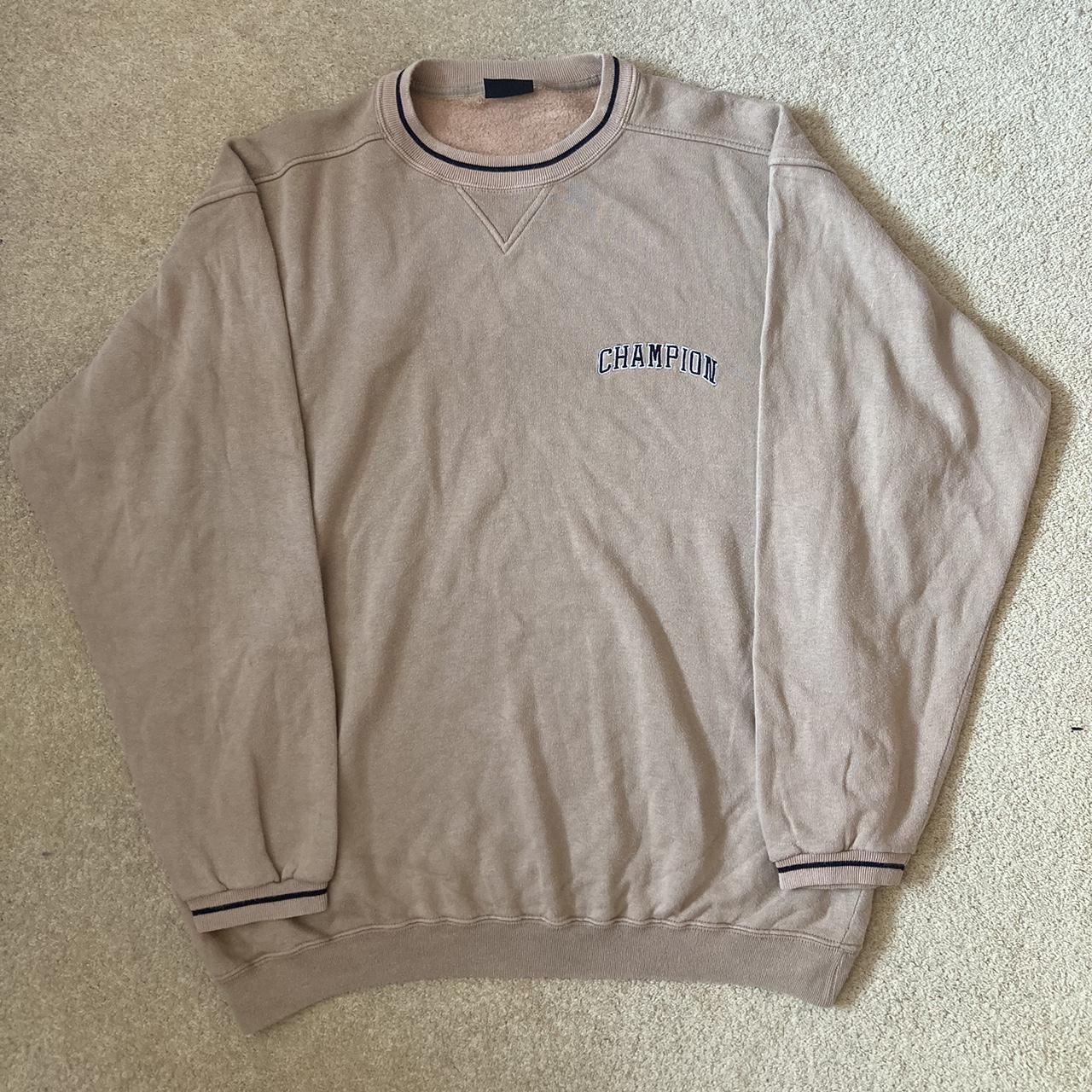 Champion beige jumper best sale