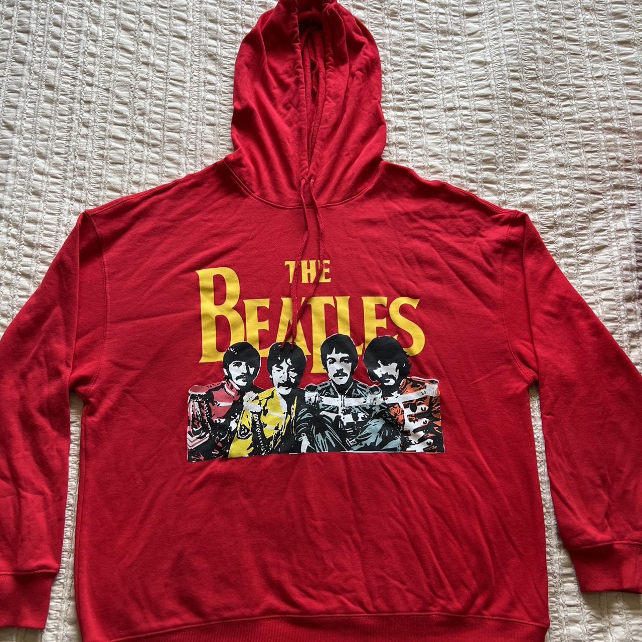 Red Beatles hoodie Size XXL fits more like an