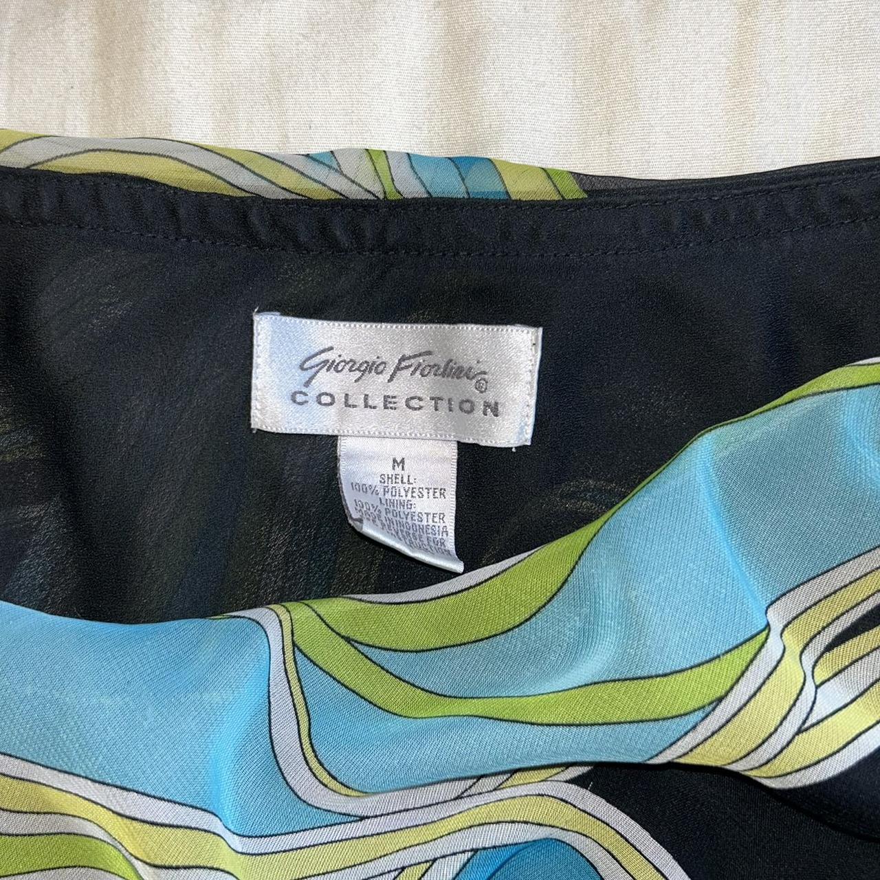 Emilio Pucci Women's Green and Blue Skirt (2)