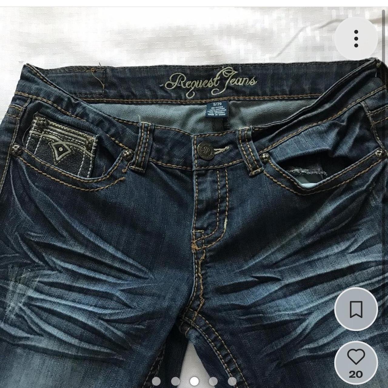REPOP Request Jeans Size 9/29 Straight/ slight... - Depop