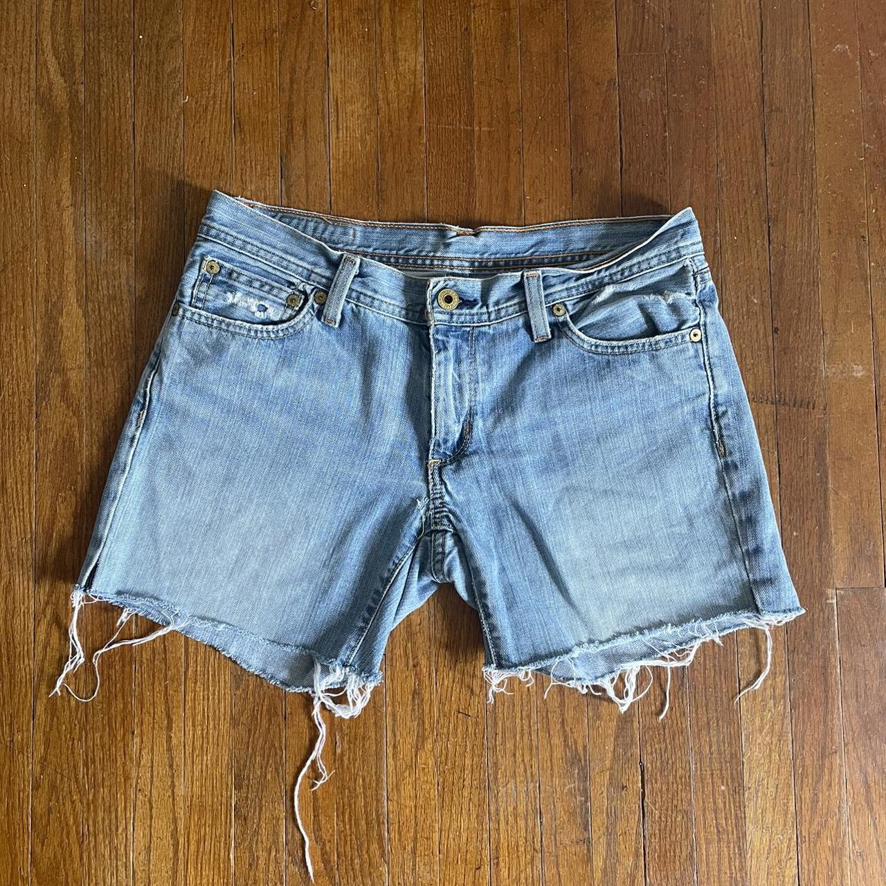 Vintage Ralph Lauren Cut Off Shorts Size 6 Waist:... - Depop