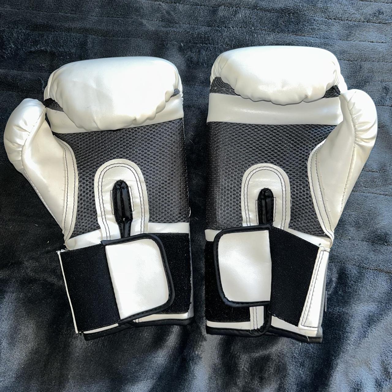 White Everlast Boxing Gloves Lightly used - great... - Depop