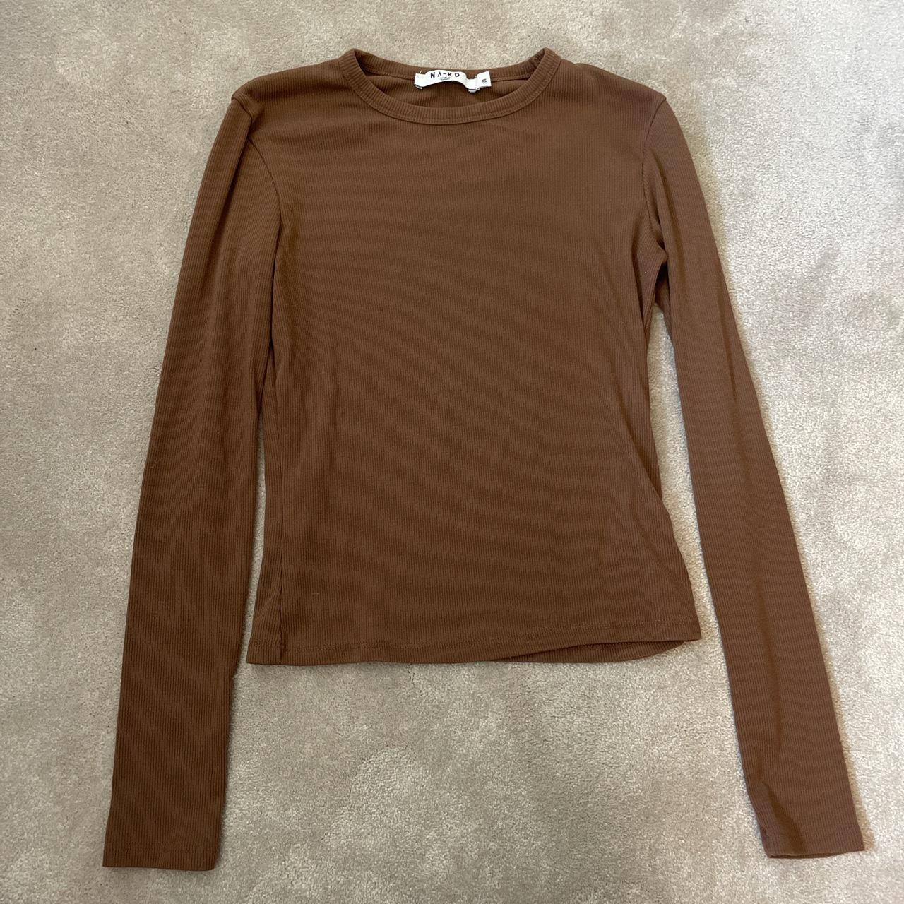 NAKD brown long sleeve Depop