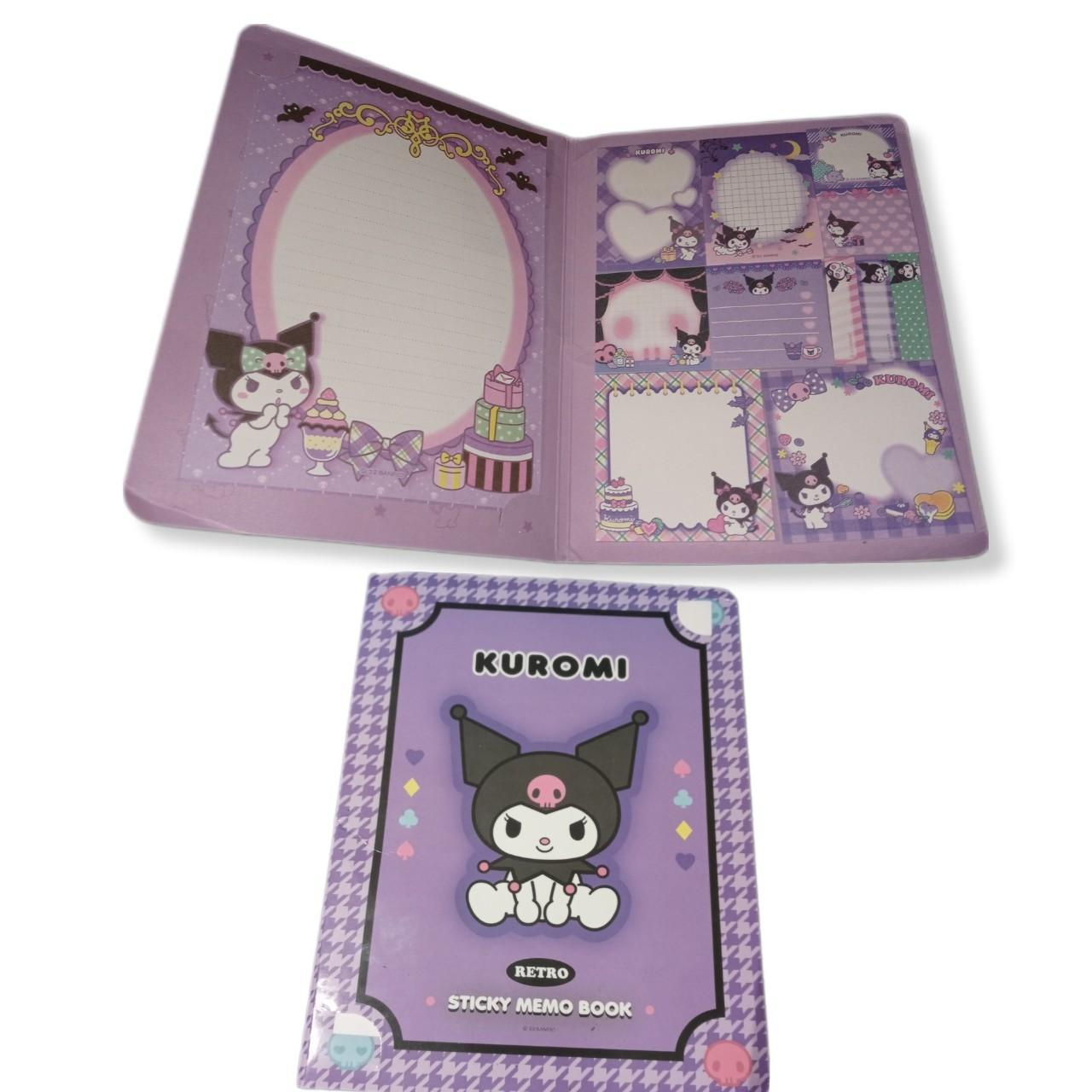 Supper cute and kawaii Kuromi sticky note booklet... - Depop