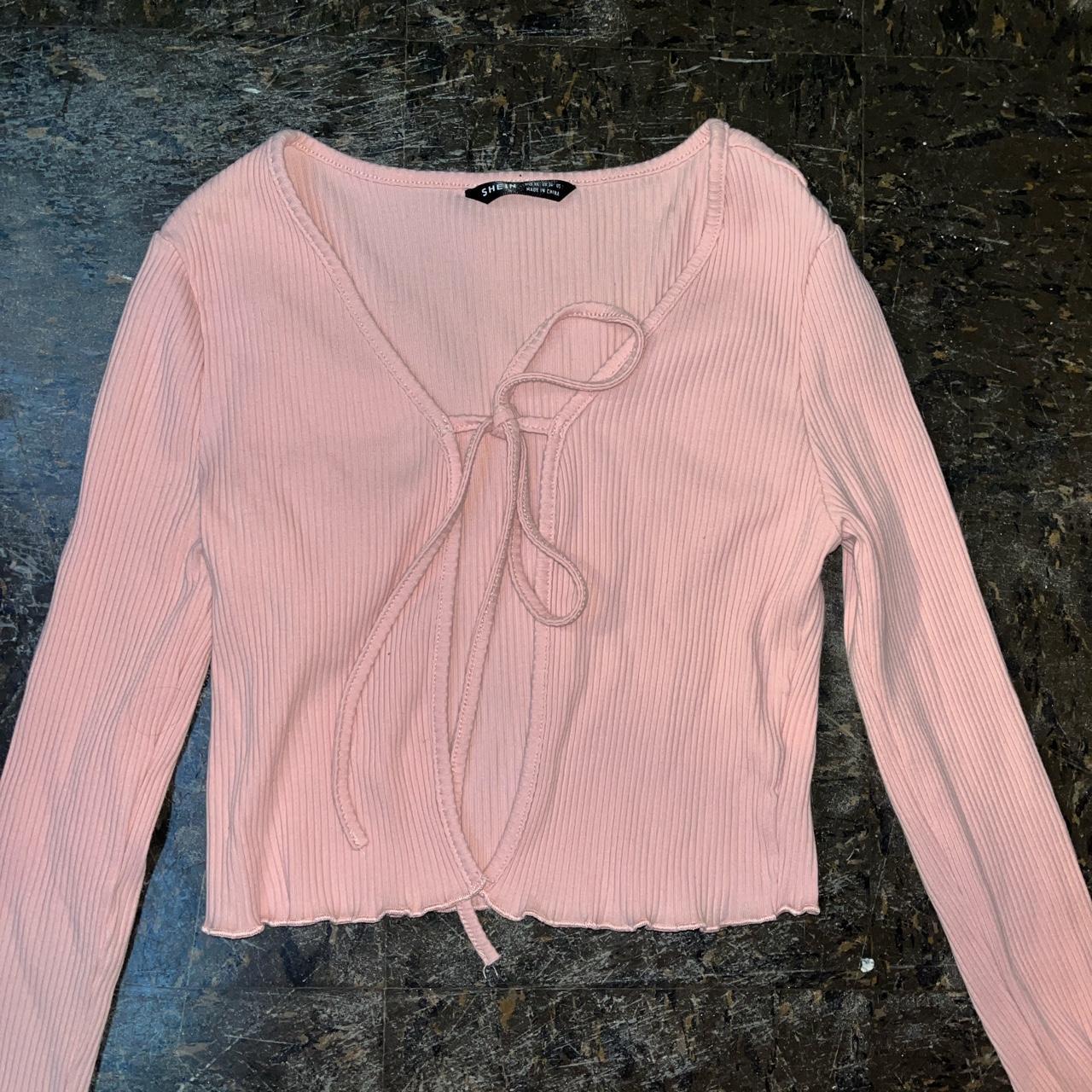 Urban Outfitters Women's Pink Cardigan | Depop