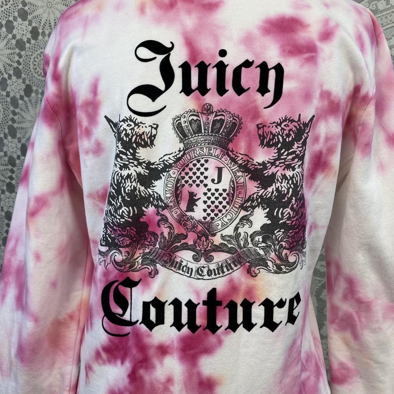 JUICY COUTURE★ Pattern Embroidery T-shirt JC205 Juicy couture-baby-tee-y2k - Depop