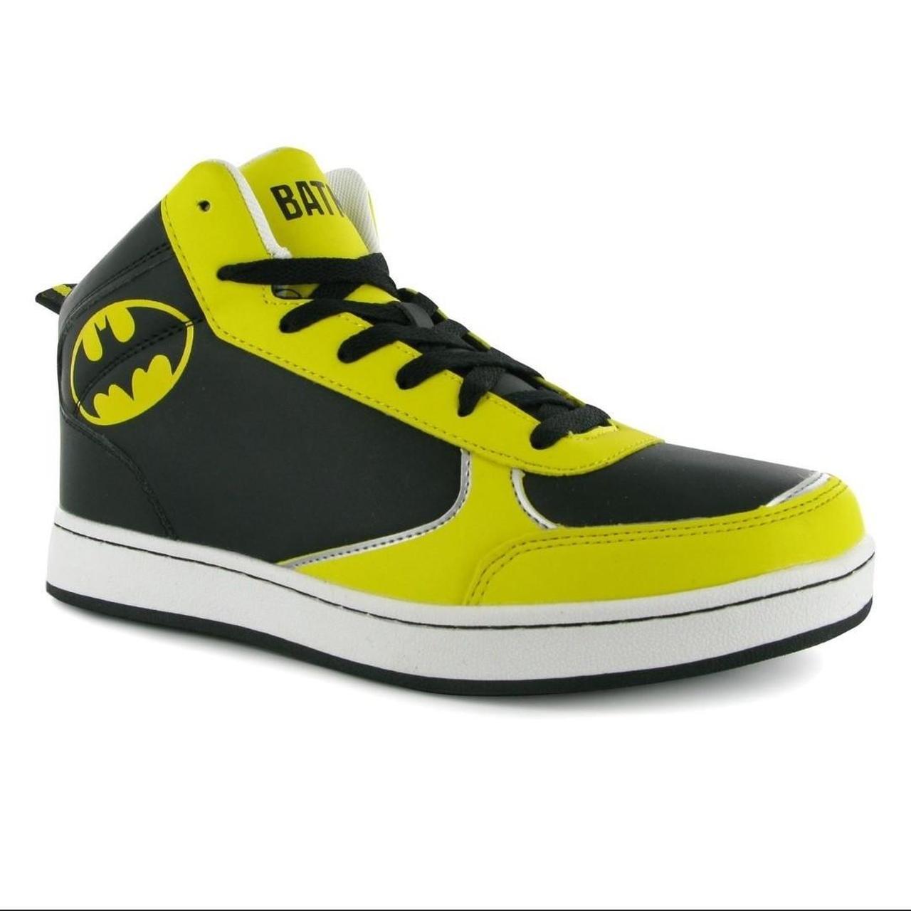 Batman black and yellow high top trainers shoes ,... - Depop