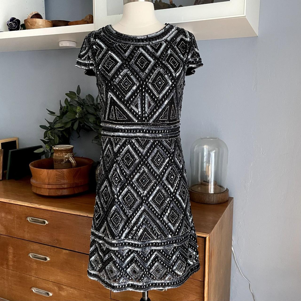 New With Tags Adrianna Papell Beaded Sheath Dress