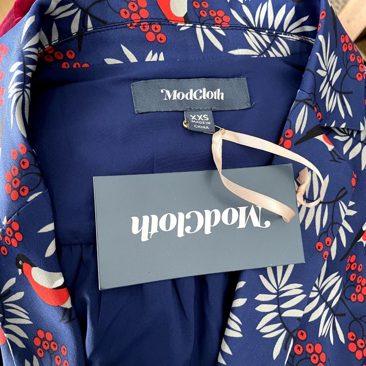 New With Tags Modcloth Tied and Timeless Bird Print... Depop