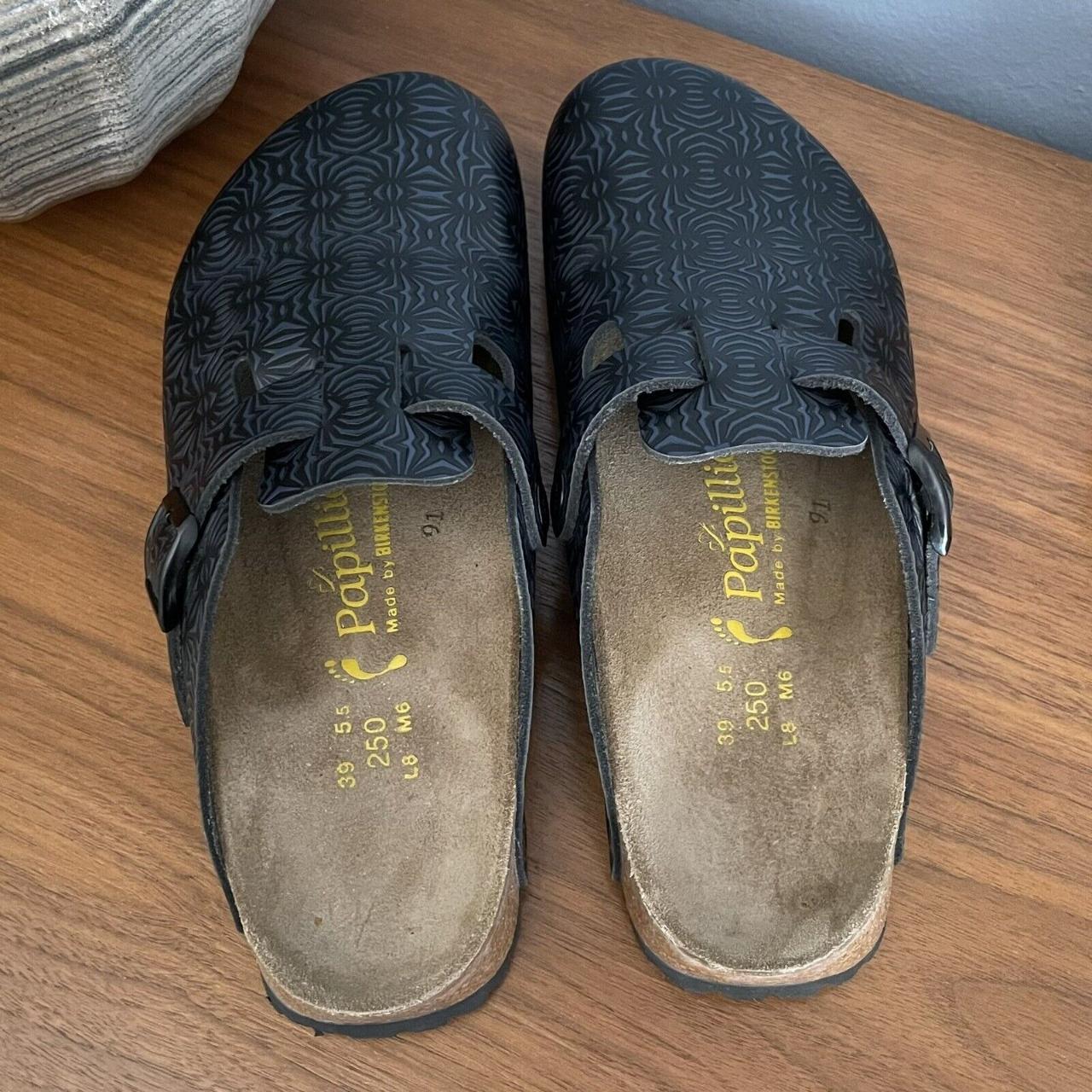 papillio boston big buckle clogs in teddy
